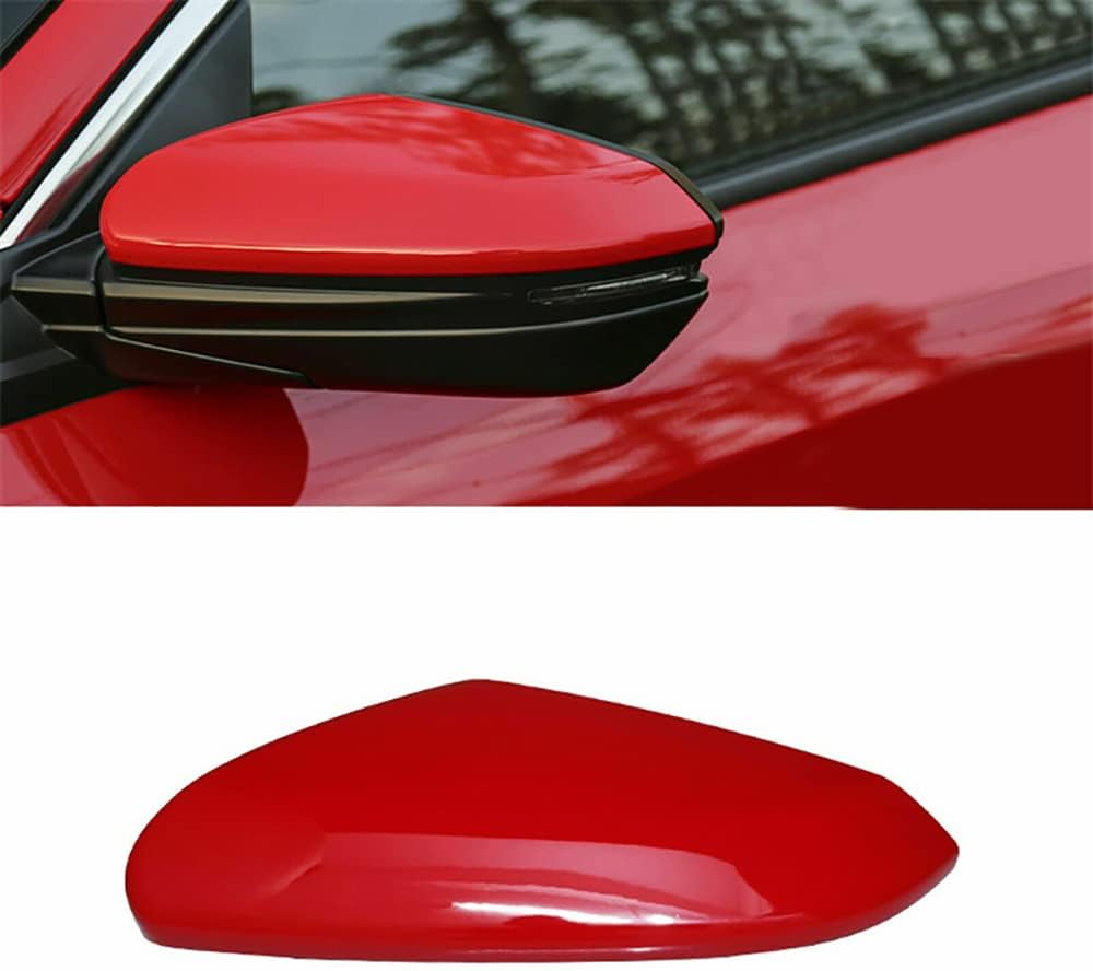 TOTMOX Carcasa para espejo retrovisor, cubierta para espejo retrovisor lateral, compatible con Honda Civic 10th 2016-2020, lado izquierdo del
