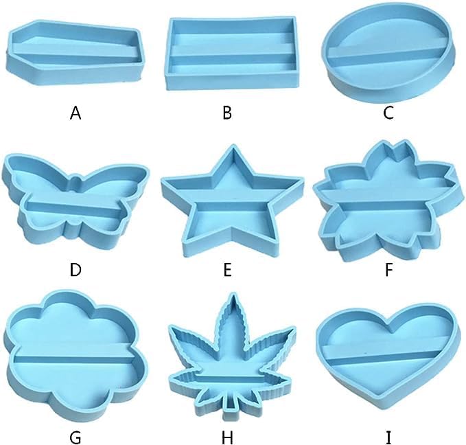 Moldes de silicona Beerty de 1.57 pulgadas para resina, soporte para tarjetas de visita, molde de resina epoxi, soporte para teléfono móvil, molde