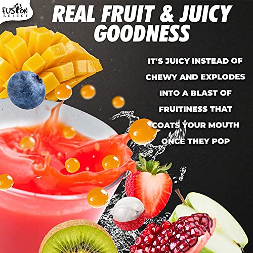 Fusion Select – Perlas boba explosiva para aderezar té frutal