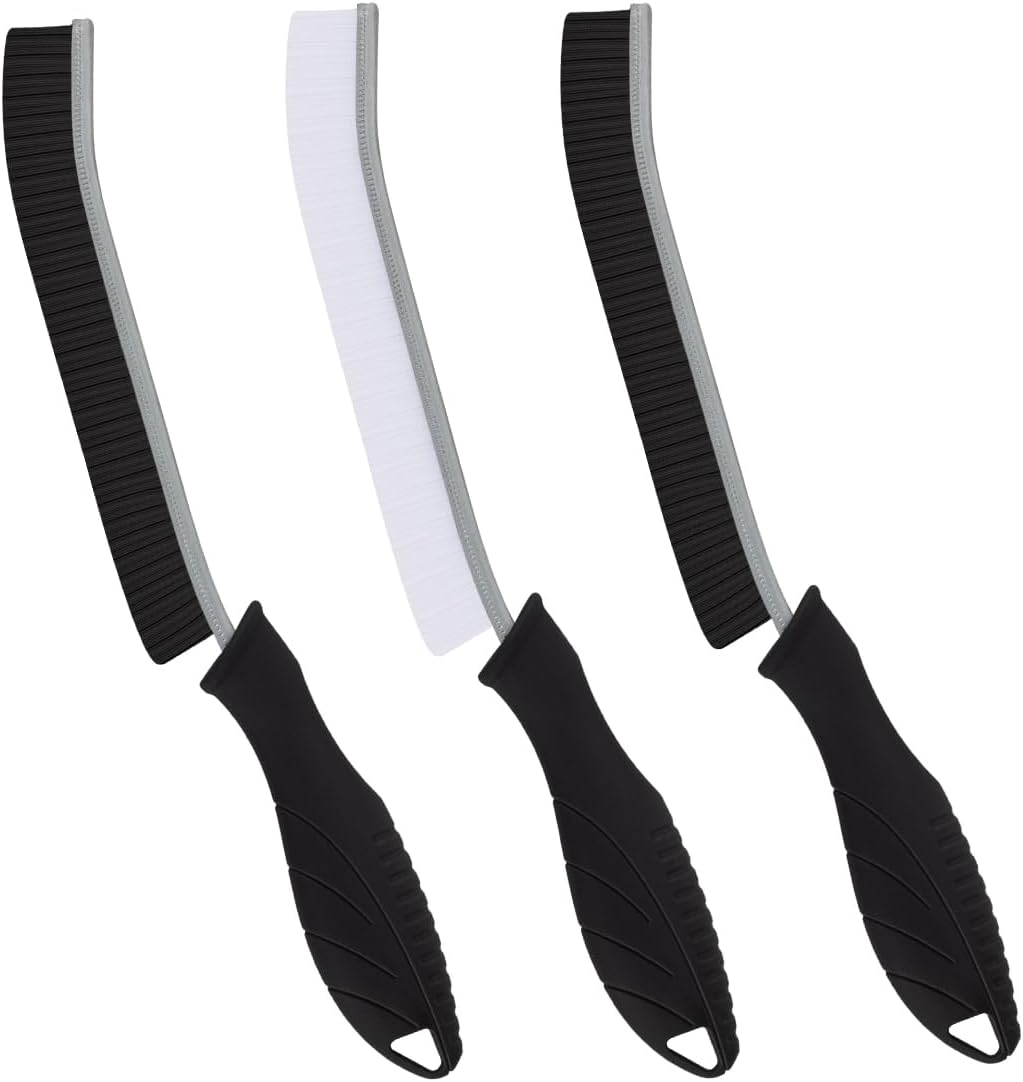 Cepillo de limpieza de hendiduras de cerdas duras, herramientas de limpieza para uso doméstico, suministros de limpieza multifuncionales para