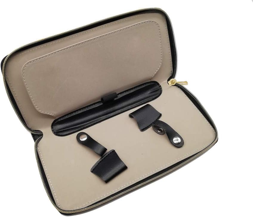 1 unid cuero tijeras caso peluquero peluquero bolsa accesorios peluquero herramientas de peinado