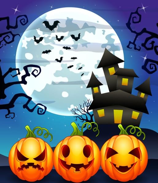 Uñas postizas cortas a presión con puntas francesas negras de Halloween, tela de araña, almendra, acrílicas, fantasma, cobertura completa, uñas