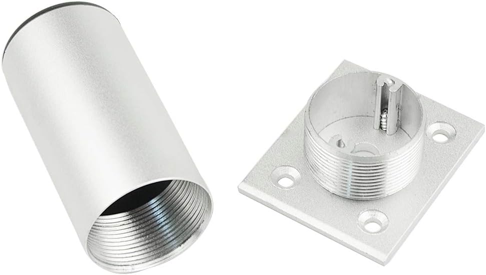8 patas de gabinete de 3.150 in, patas redondas ajustables de cocina, pies de nivelación de muebles resistentes, pies de aleación de aluminio para