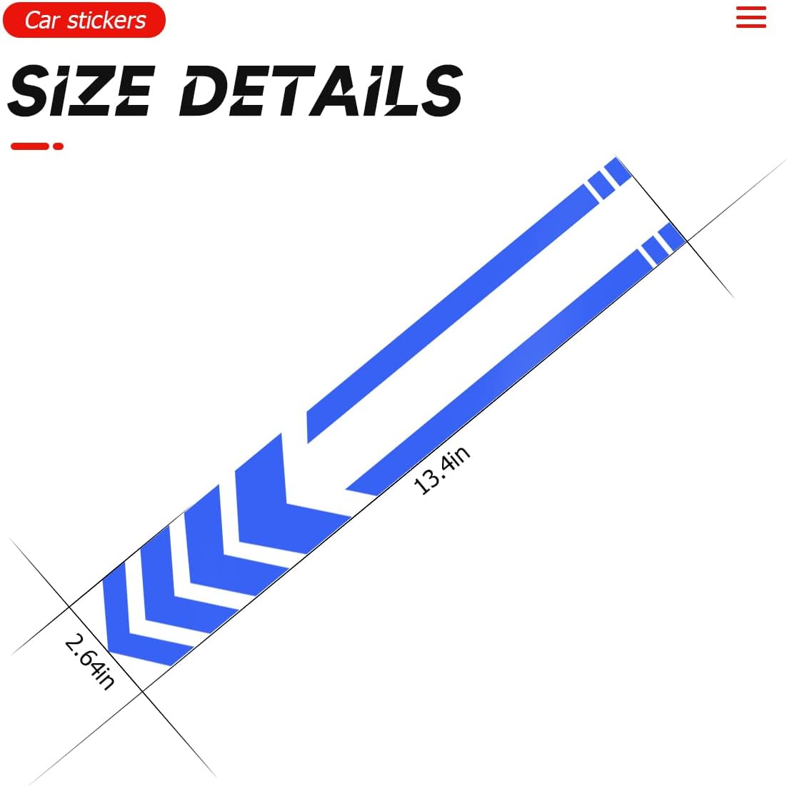 2 calcomanías reflectantes para guardabarros delantero de motocicleta, tiras reflectantes universales impermeables y universales para decoración