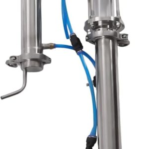 Torre de destilación, tubo de acero inoxidable Moonshine Still Pipe Still Columna de destilación con malla de cobre, 3 anillos de sellado y 4 Torre de destilación, tubo de acero inoxidable Moonshine Still Pipe Still Columna de destilación con malla de cobre, 3 anillos de sellado y 4