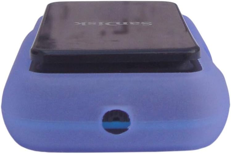 Funda protectora de TPU para Sandisk Clip Sport Go (SDMX30) MP3 Player 2019 Release (azul claro)