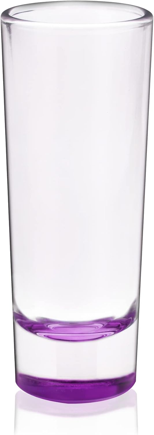 True Juego de 6 vasos de tiro, vasos de chupito de tequila, vasos de chupito para whisky, juego de vasos de chupito de 2 onzas, vasos de chupito