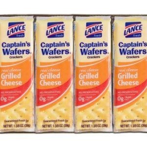 Lance Captain’s Wafers Crackers – Queso a la parrilla, una caja de 8 paquetes individuales Lance Captain’s Wafers Crackers – Queso a la parrilla, una caja de 8 paquetes individuales