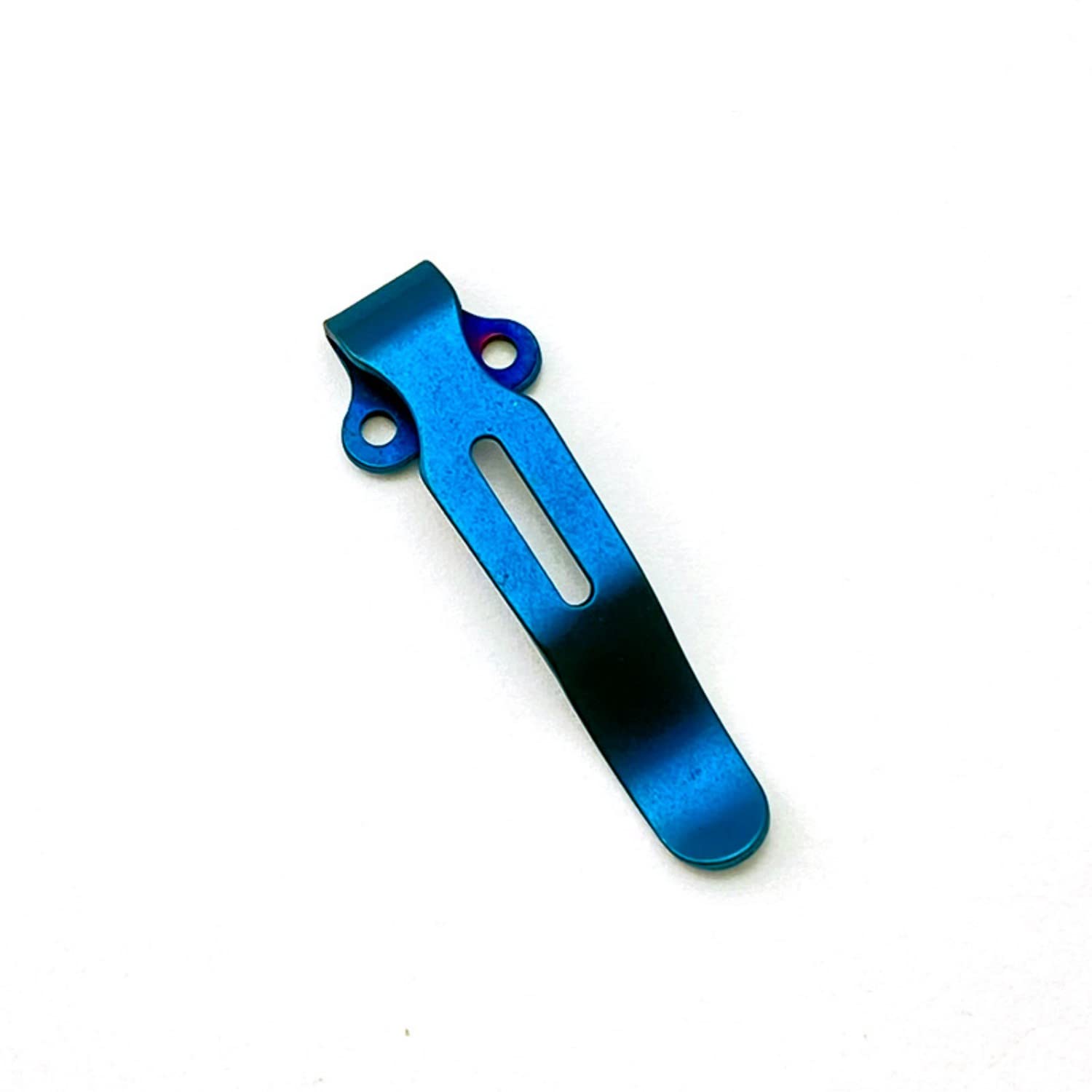 1 clips de bolsillo de transporte profundo de acero inoxidable + juego de tornillos de titanio + juego de tornillos de pulgar para cuchillos 535