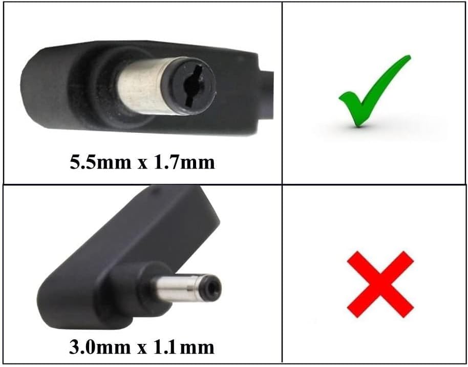 Adaptador de CA para laptop de 19V 2.37A 45W 0.217 * 0.067 in compatible con ACER 13-045N2A A045R021L ADP-45HE B PA-1450-26 Fuente de alimentación