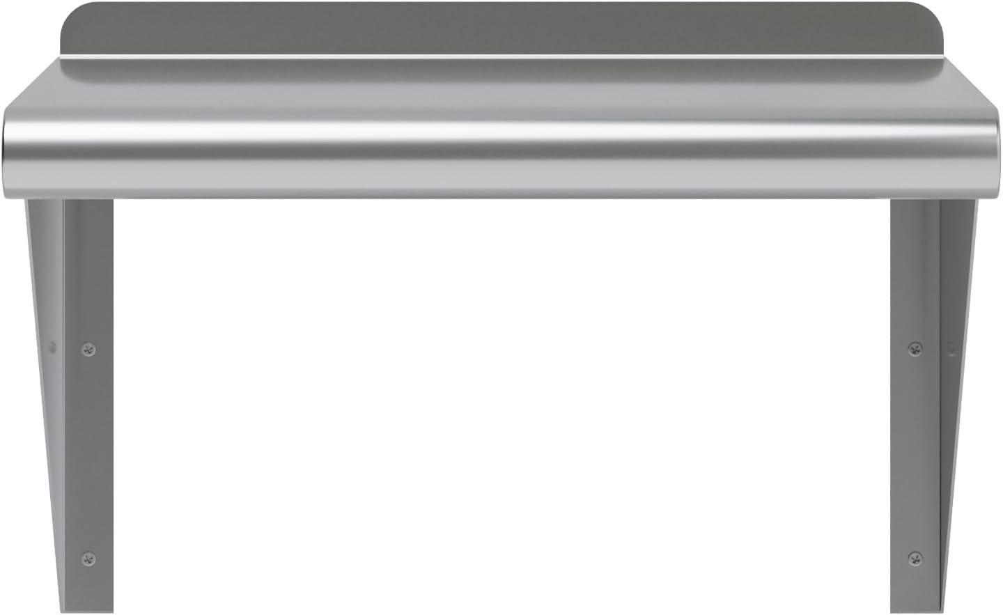 AmGood Estante de pared de acero inoxidable de 16 pulgadas de largo x 12 pulgadas de profundidad  Certificado NSF  Estantería de metal para