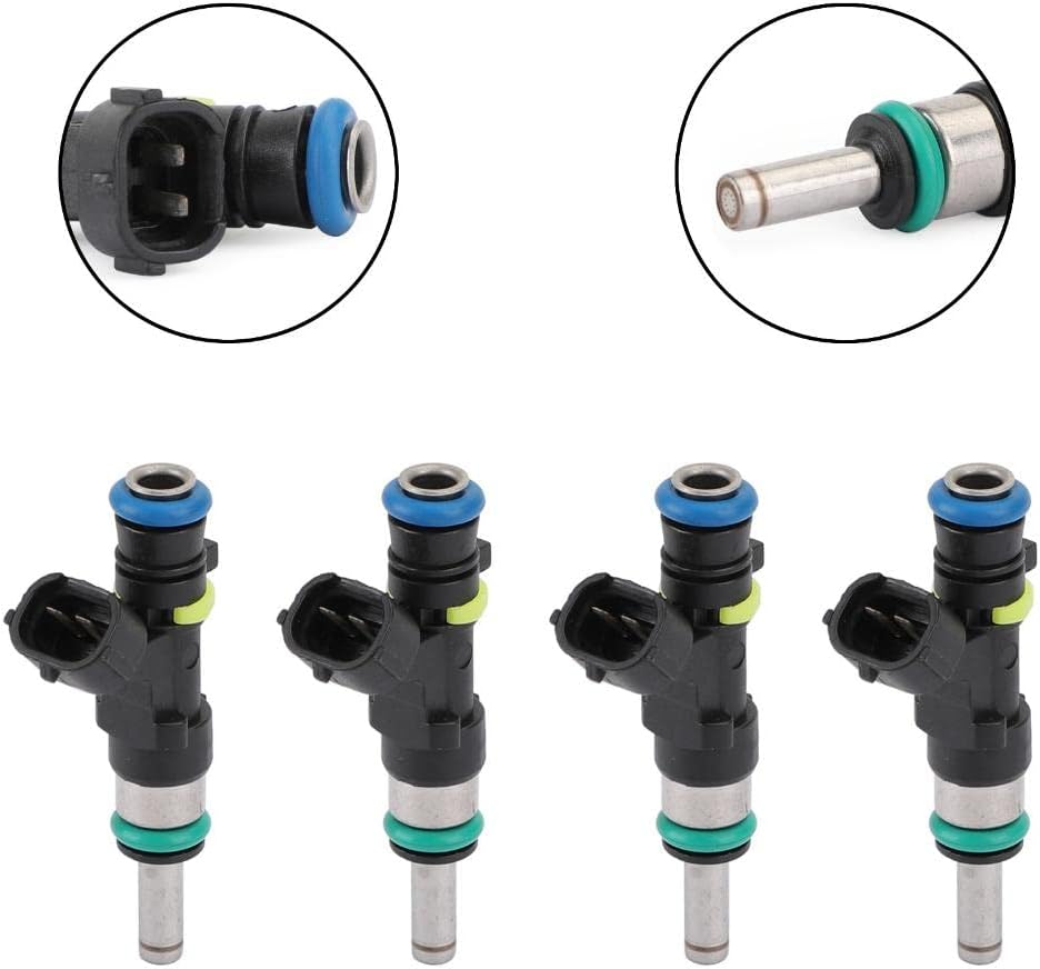 Frezon 4 inyectores de combustible aptos para Mitsubishi Lancer 2015-2017, OutlanderOutlander Sport 2014-2019, Outlander PHEV 2018-2019, boquilla de