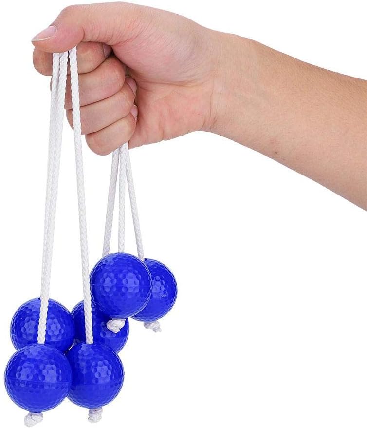 Dioche pelotas de escalera, 3 pares de pelotas de golf, bolas de repuesto para bolas deportivas, 2 colores