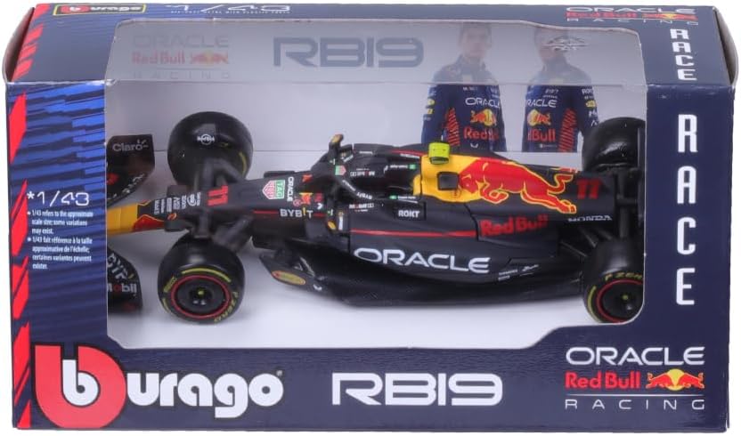 Bburago 143 2023 F1 Red Bull RB19 No. #11 Sergio Pérez Ferrari Mercedes Formula Racing Aleación Coche Diecast Modelo (RB19 No.#11)