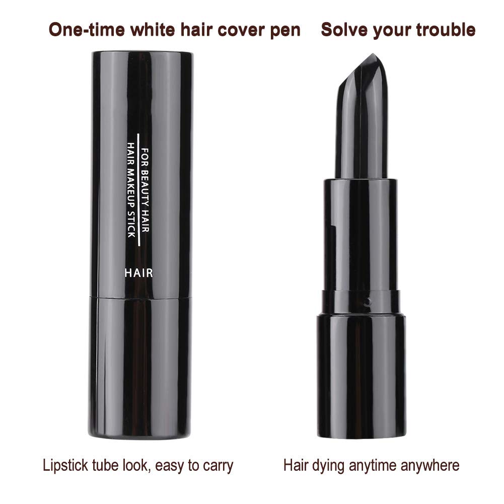 Sonew Lápiz de tinte para el cabello, lápiz de color para el cabello, lápiz de tinte para el cabello de una sola vez, tinte temporal para el