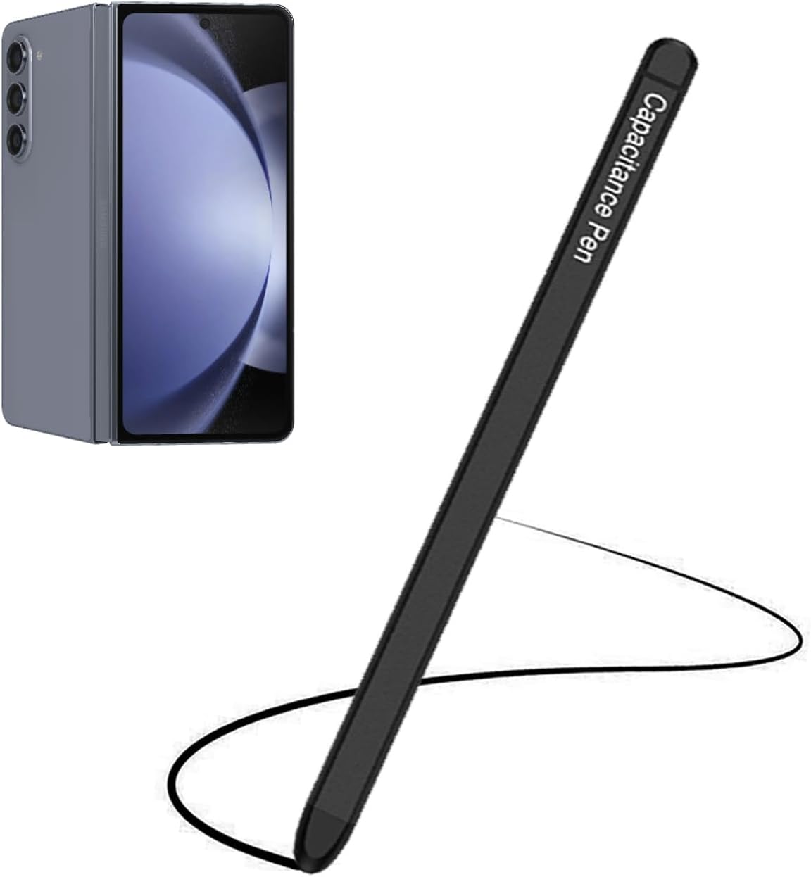 S Pen – Lápiz capacitivo para Galaxy Z Fold 5 S Pen Fold Edition, solo compatible con Samsung Galaxy Z Fold 5, color negro