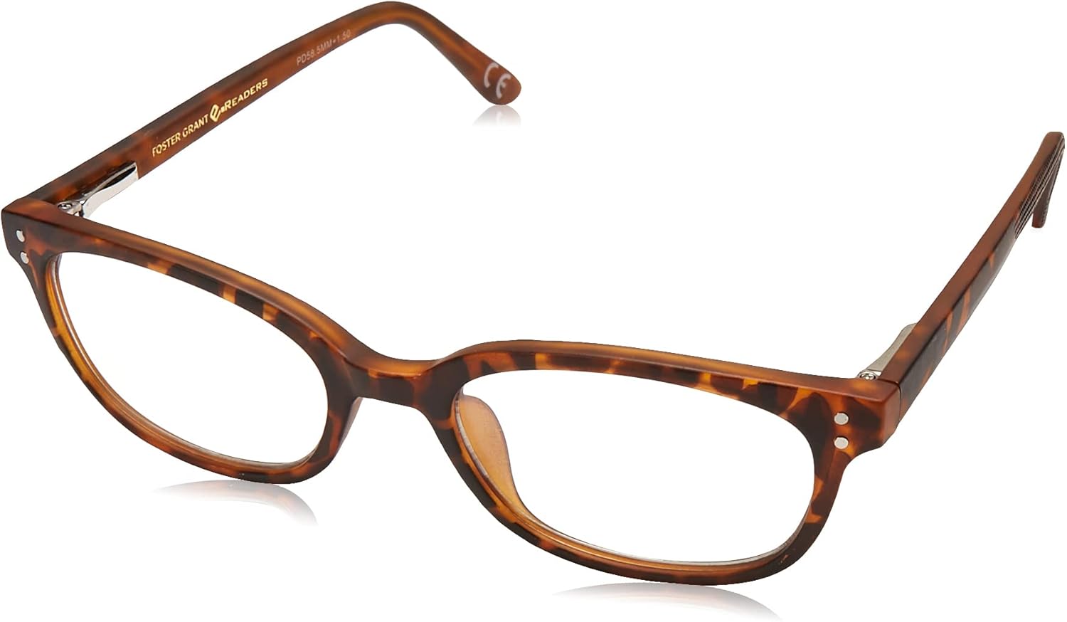 Foster Grant Gafas de lectura rectangulares Sheila para mujer