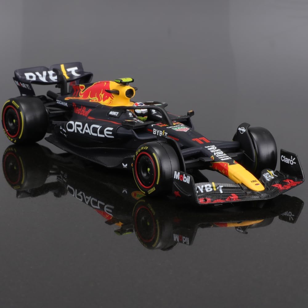 Bburago 143 2023 F1 Red Bull RB19 No. #11 Sergio Pérez Ferrari Mercedes Formula Racing Aleación Coche Diecast Modelo (RB19 No.#11 WDriver)