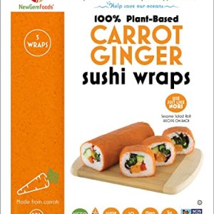 Envolturas de sushi de zanahoria y jengibre Envolturas de sushi de zanahoria y jengibre