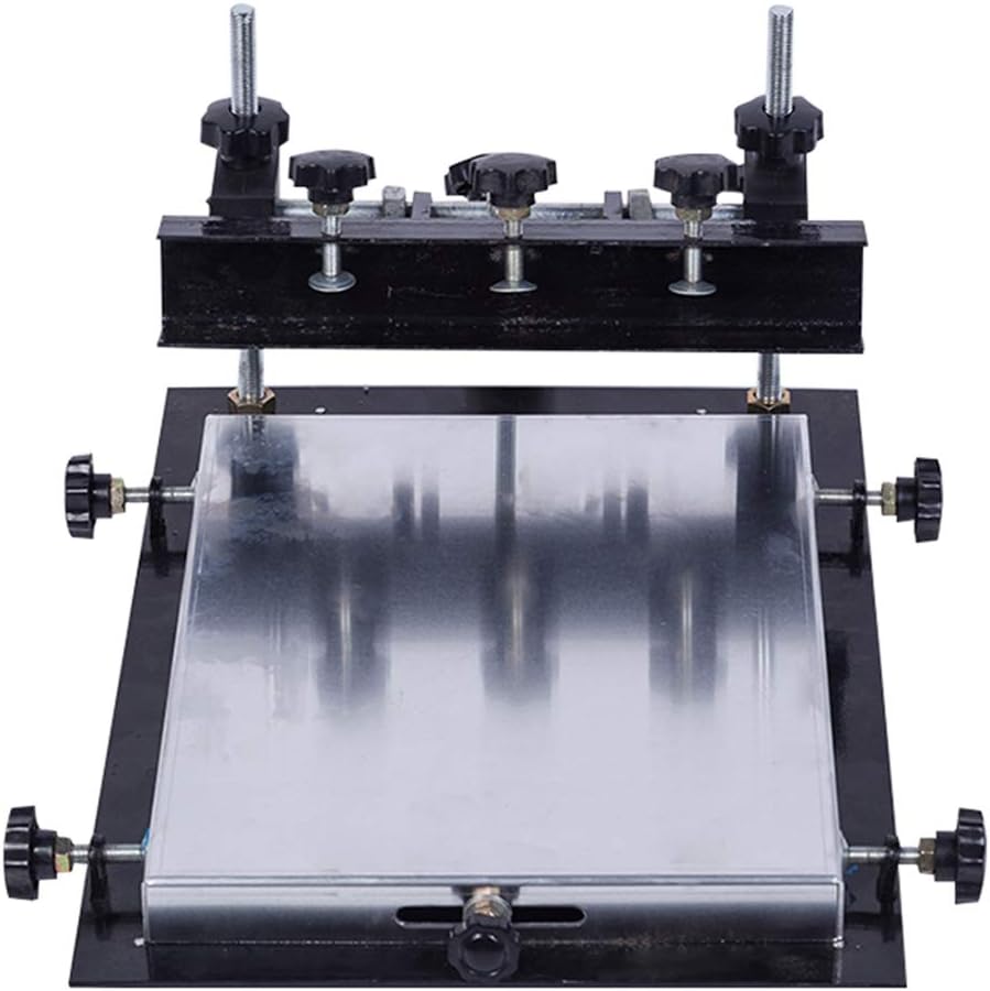 CGOLDENWALL Impresora manual de pantalla SMTSMD Impresora de plantilla PCB Impresora de pantalla manual SMT (área de impresión 350X260mm)