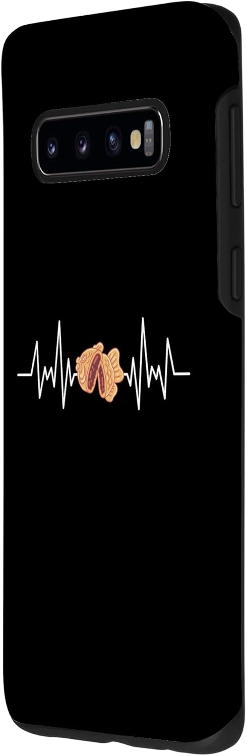 Galaxy S10 Vintage Taiyaki Food Lover Retro Taiyaki Food Heartbeat Case