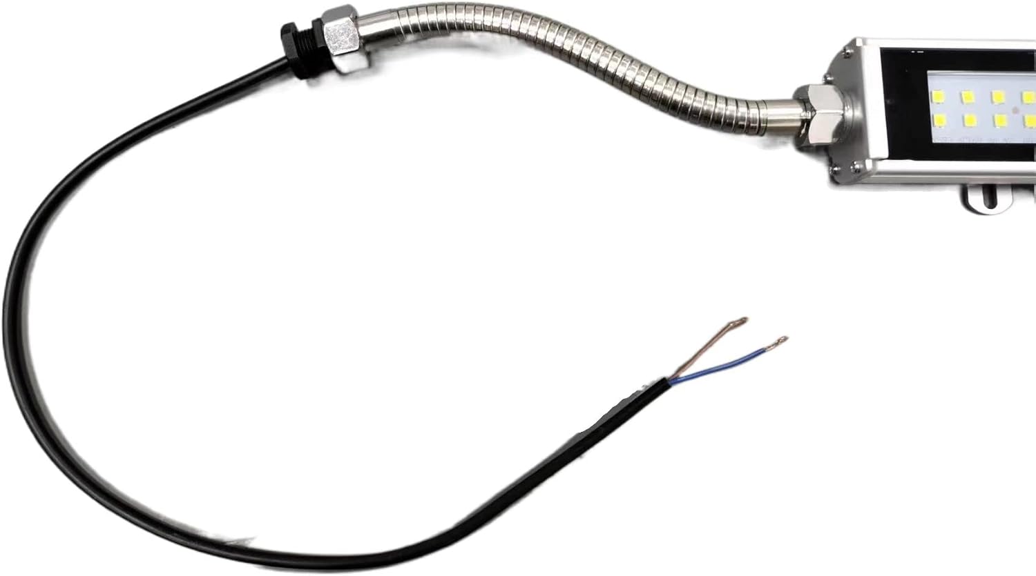 Tubo de máquina impermeable de 24 pulgadas Luz de trabajo LED XUNDE 110-220V a prueba de explosiones Iluminación LED CNC Torno de perforación