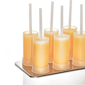 Cuisipro Moldes para paletas y helados, juego de 6 unidades, color blanco Cuisipro Moldes para paletas y helados, juego de 6 unidades, color blanco