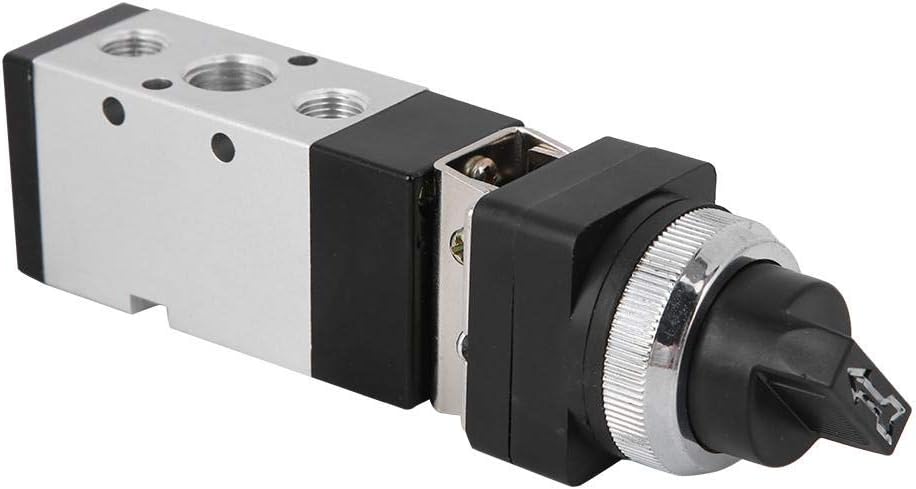 Msv86522-Tb Válvula de interruptor de válvula de botón mecánico de 5 vías de 2 posiciones para sistema neumático Válvula de botón mecánica de 5 vías