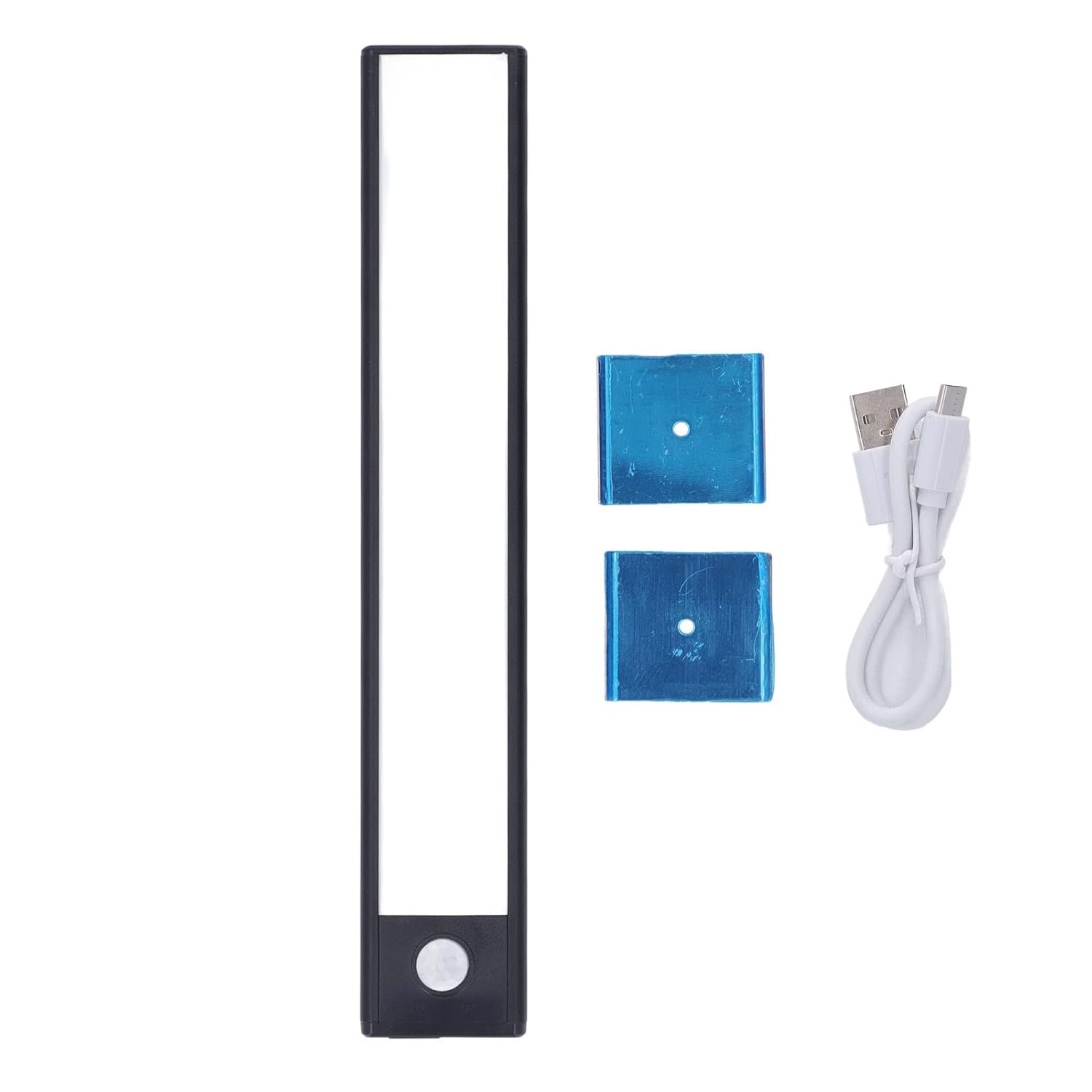 Tira de luz LED de inducción, 90 lúmenes, 2 modos de trabajo, multifuncional, batería de 1000 mAh, sensor de movimiento, luz para sala de estudio y