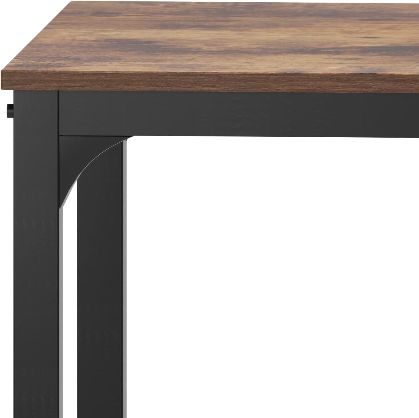 SogesPower Juego de mesa de comedor de 43 pulgadas con 2 sillas y banco, juego de mesa de comedor para 4 hogares, cocina, comedor, restaurante,