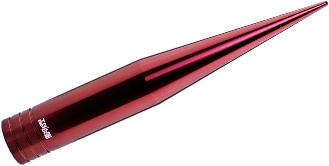 TRUE SPIKE FAT SPIKE – Antena roja en aluminio mecanizado CNC de calibre pesado compatible con Dodge Ram 1500 2500 3500 09-19 2009-2019