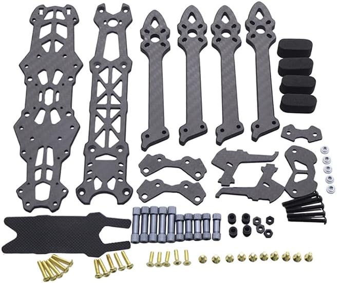 5 pulgadas fibra de carbono FPV Racing Drone Quad Quadcopter Frame con brazo de 0.197 in