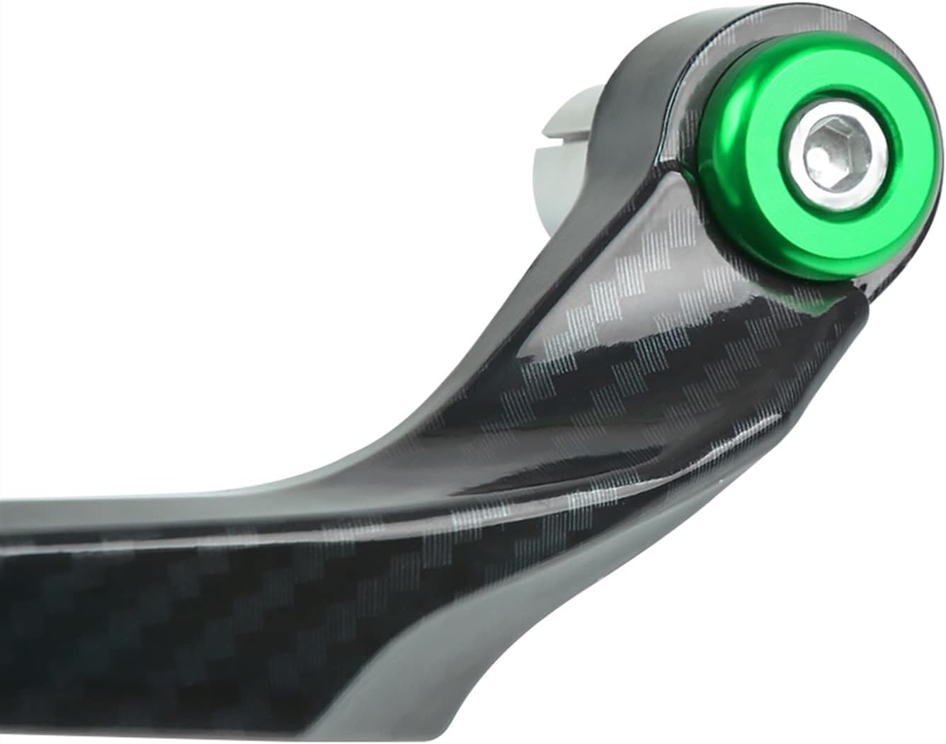 Protector universal de maneta de motocicleta para manillar de motocicleta con logotipo de 78 pulgadas 0.866 in para Kawasaki H2R 2015-2016 (color