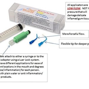 Irrigador de bolsillo profundo, puntas y jeringa para infecciones más profundas Irrigador de bolsillo profundo, puntas y jeringa para infecciones más profundas