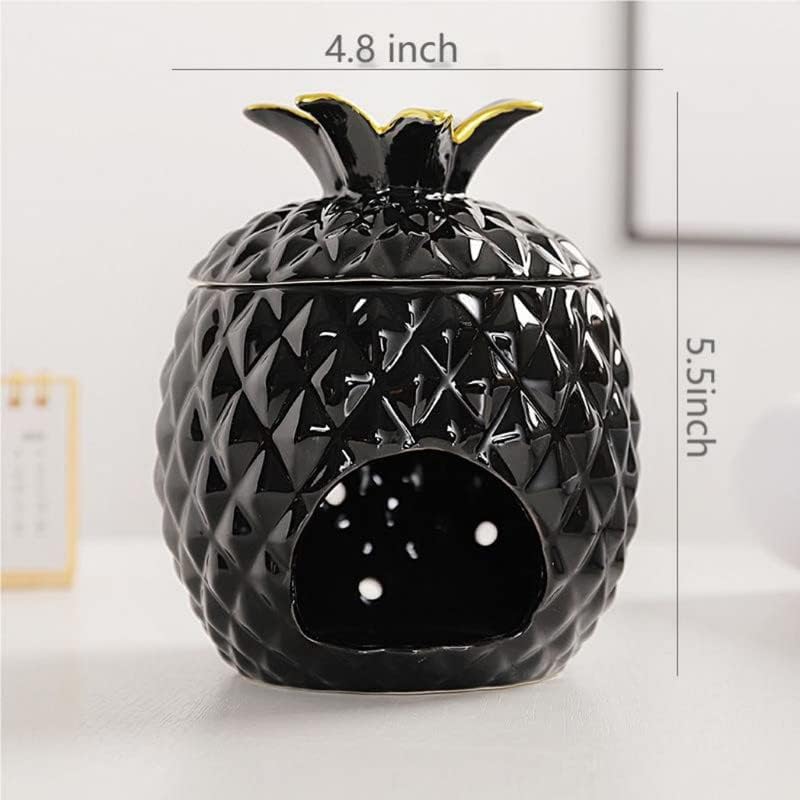 Calentador de cera para cera perfumada, calentador de cera de piña, calentador de cera derretida con placa de calentamiento de cerámica, fragancia