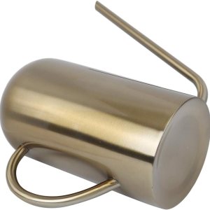Fydun Stainl Steel Spout Wate Can Garden Wate Pot Irrigation Tool Gold 1.5L Stainl Steel Spout Wate for Family Fydun Stainl Steel Spout Wate Can Garden Wate Pot Irrigation Tool Gold 1.5L Stainl Steel Spout Wate for Family