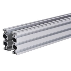 2 piezas de perfil de extrusión de aluminio 2060 con ranura en T de 23.6 pulgadas, riel lineal anodizado estándar europeo para piezas de impresora 2 piezas de perfil de extrusión de aluminio 2060 con ranura en T de 23.6 pulgadas, riel lineal anodizado estándar europeo para piezas de impresora
