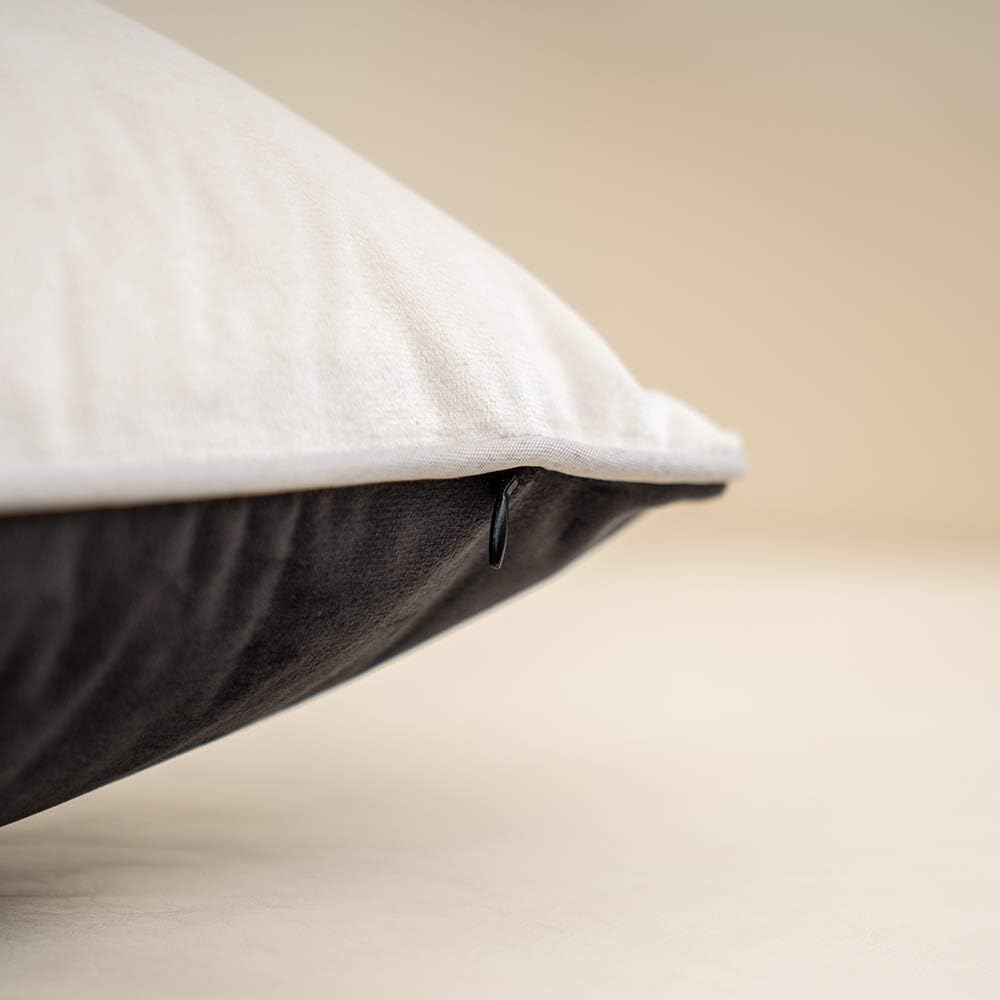 Yangest – Funda de cojín de terciopelo con rayas doradas, moderna, de lujo, ideal para sofá, dormitorio, sala de estar y decoración del hogar.
