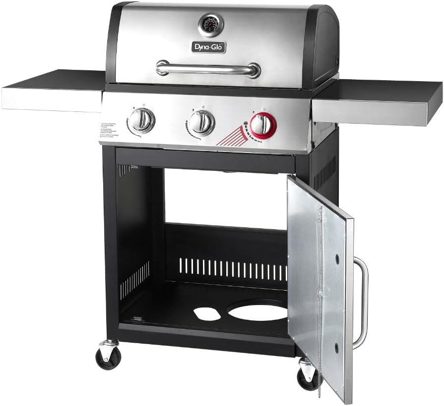 Barbacoa de propano negro – 3 quemadores
