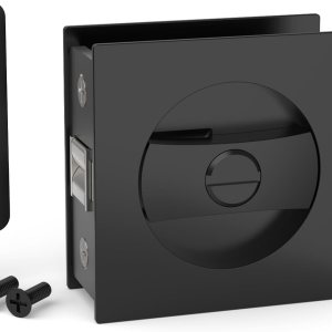 Filta Hardware de bloqueo de puerta de bolsillo, hardware de puerta de bolsillo de privacidad cuadrado negro mate, cerradura de puerta de bolsillo Filta Hardware de bloqueo de puerta de bolsillo, hardware de puerta de bolsillo de privacidad cuadrado negro mate, cerradura de puerta de bolsillo