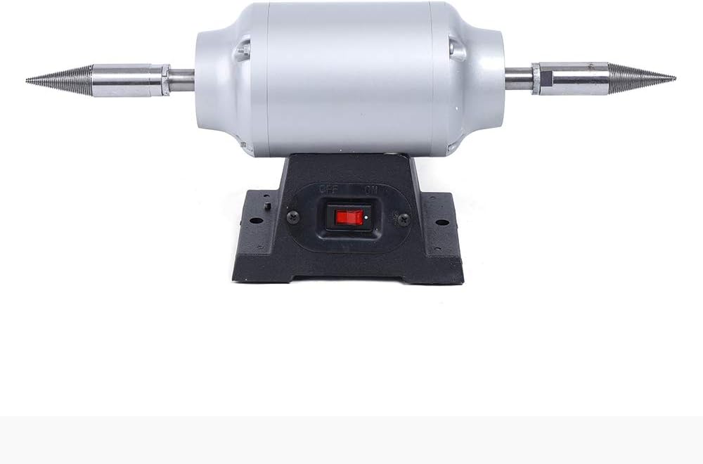 Pulidora de joyas de 550 W, pulidora de búfer de sobremesa, máquina pulidora de torno de banco, máquina pulidora para joyas, madera, plata, ámbar,