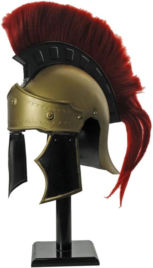 SZCO Supplies – Casco centurión romano con cresta, rojobronce, talla única (910978)