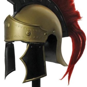 SZCO Supplies – Casco centurión romano con cresta, rojobronce, talla única (910978) SZCO Supplies – Casco centurión romano con cresta, rojobronce, talla única (910978)