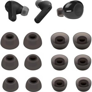 Puntas de repuesto compatibles con auriculares JBL Vibe 200TWS, almohadillas de silicona para los oídos, tapones de oído de repuesto para Puntas de repuesto compatibles con auriculares JBL Vibe 200TWS, almohadillas de silicona para los oídos, tapones de oído de repuesto para