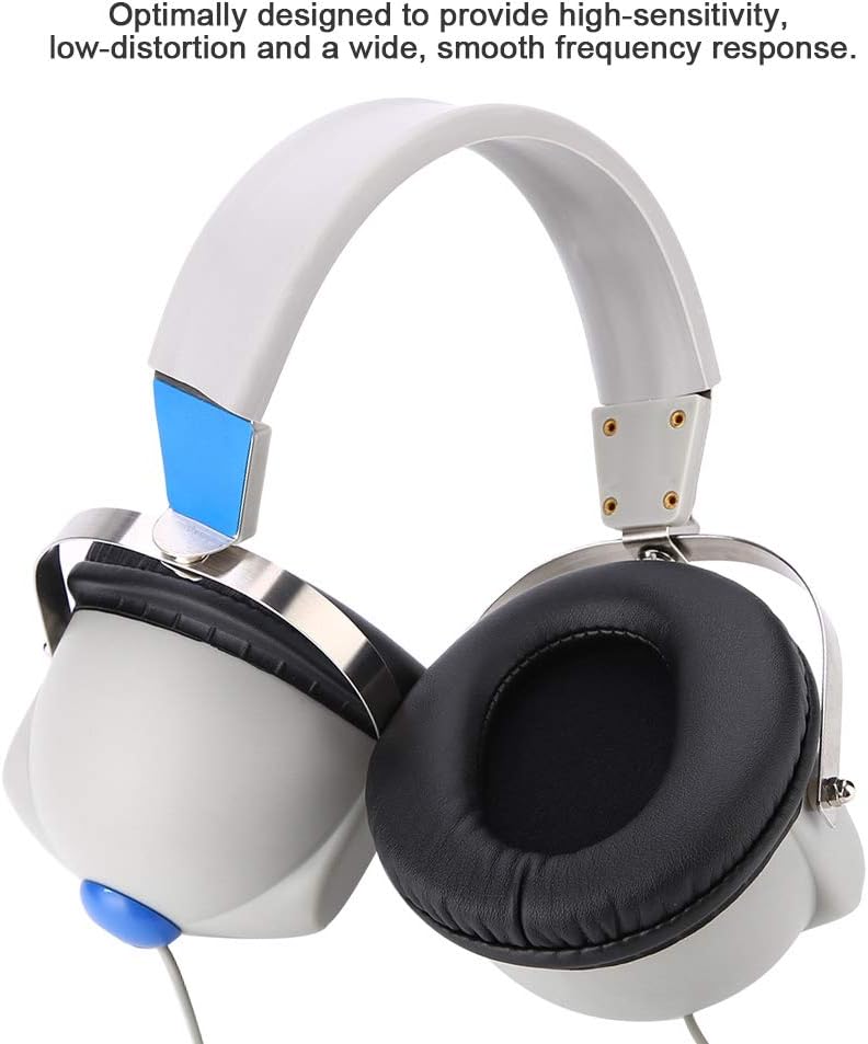 Focket Audífonos audiómetros, audiómetro profesional de alta sensibilidad 3dB audiométrico audiométrico audiométrico, audiómetro de conducción de