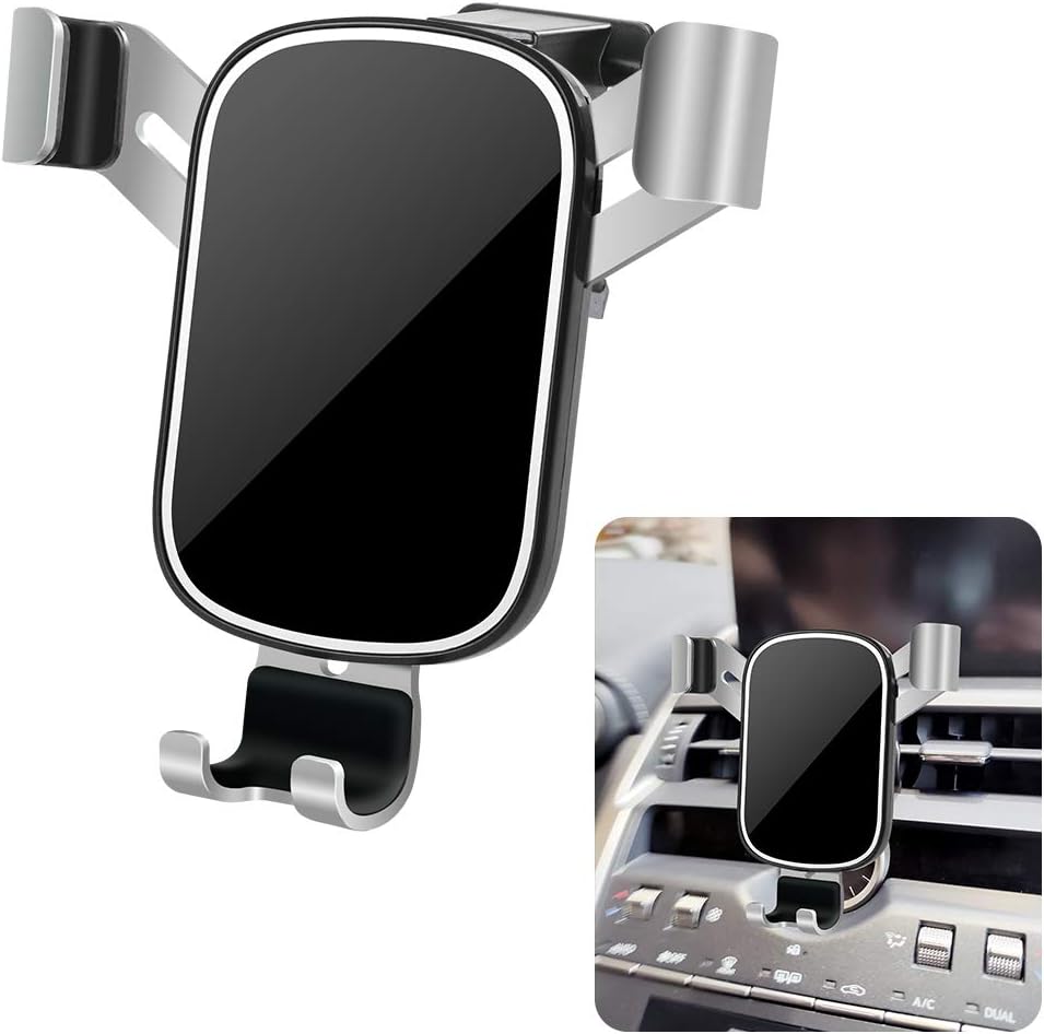 LUNQIN – Soporte para teléfono de coche para Lexus NX 300 300h SUV (teléfonos grandes con estuche)