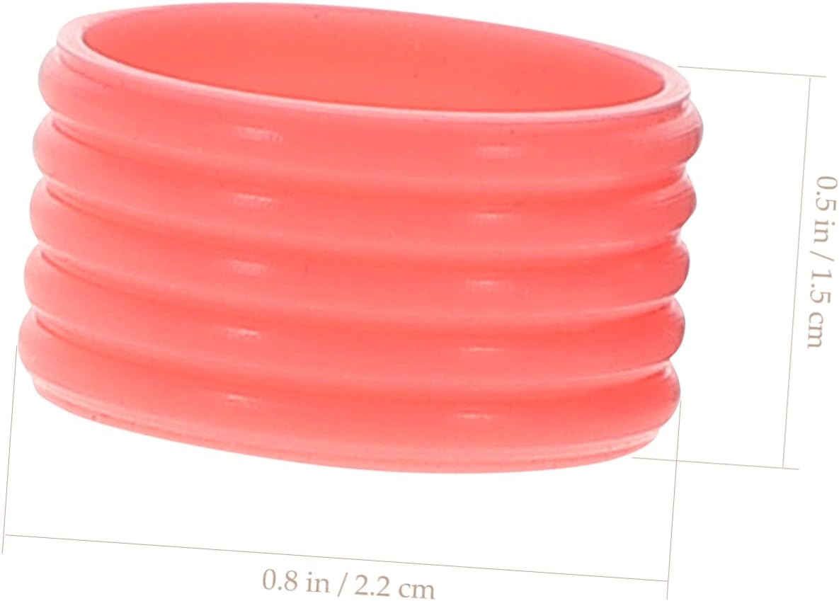 INOOMP 14 unidades de anillo de goma de sellado de raqueta, agarre de bádminton, pelotas de tenis de colores, anillos de tenis, bandas de agarre de