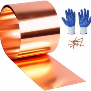 Cobre intermitente 99.95% puro, calibre 24, 0.020 in de grosor, rollo de cobre de 10 pies de longitud en varios anchos, contratistas y proyectos de Cobre intermitente 99.95% puro, calibre 24, 0.020 in de grosor, rollo de cobre de 10 pies de longitud en varios anchos, contratistas y proyectos de