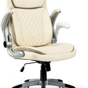 Savourseat Silla ergonómica de escritorio ejecutiva con reposabrazos abatibles y altura ajustable, 300 libras grande y alta, silla de oficina de Savourseat Silla ergonómica de escritorio ejecutiva con reposabrazos abatibles y altura ajustable, 300 libras grande y alta, silla de oficina de