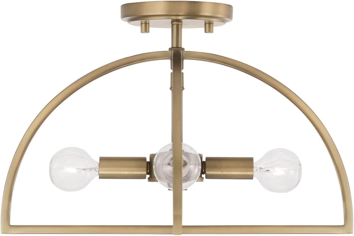 HomePlace Lighting 248841AD Lawson – Lámpara de techo moderna y minimalista convertible de doble montaje, 4 luces, 240 vatios en total, 9 pulgadas
